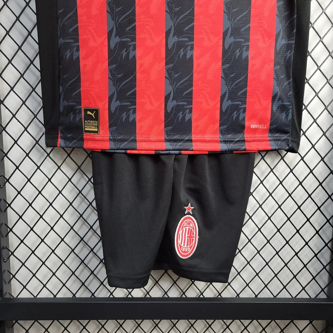 AC Milan 2025/2026 Home Kids Jersey