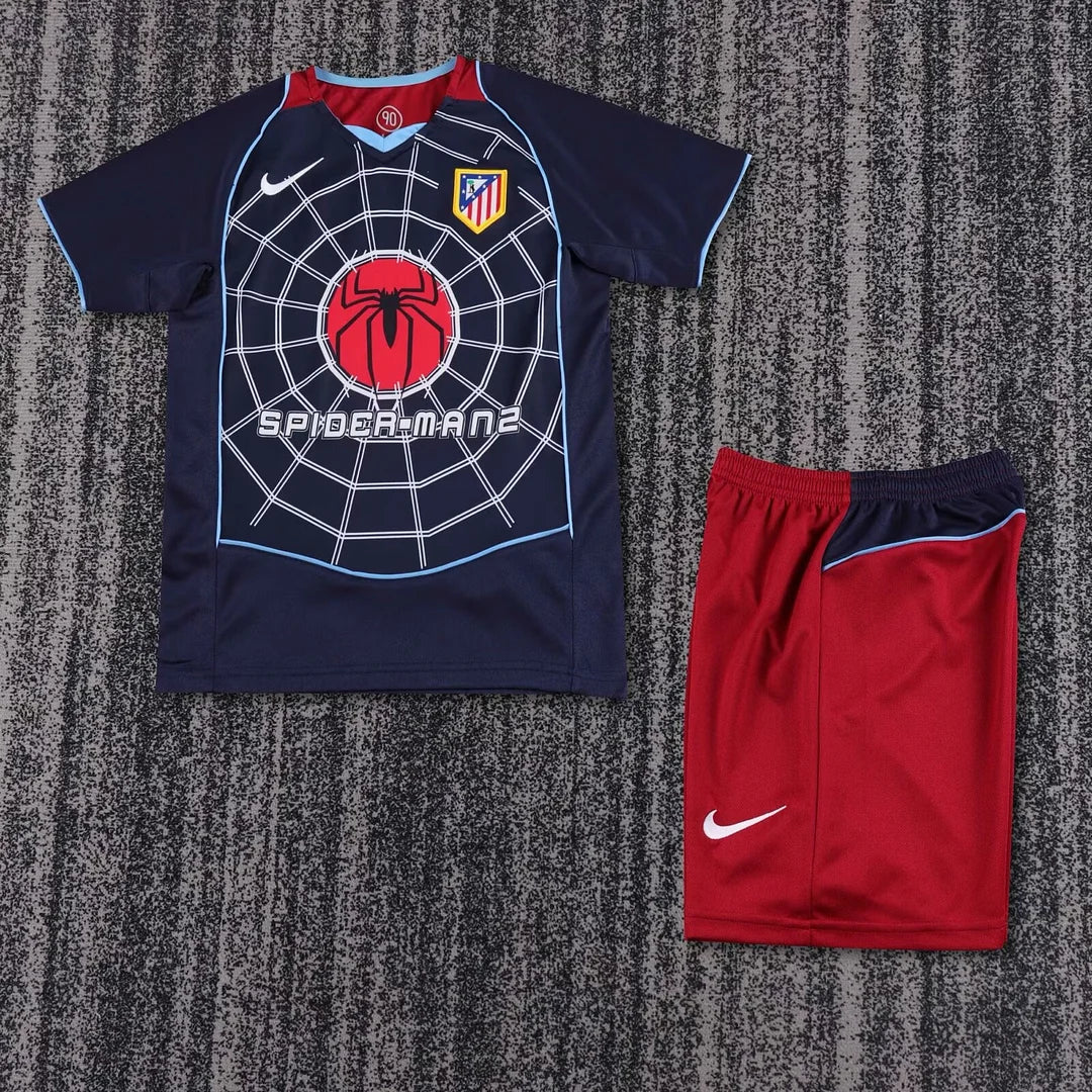 Retro Atletico Madrid 2004/2005 Away Kids Jersey