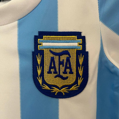 Retro Argentina 1986 Home Kids Jersey