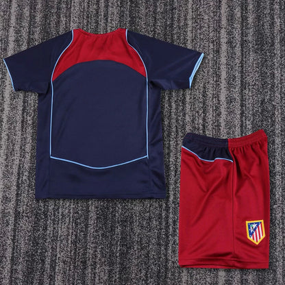 Retro Atletico Madrid 2004/2005 Away Kids Jersey