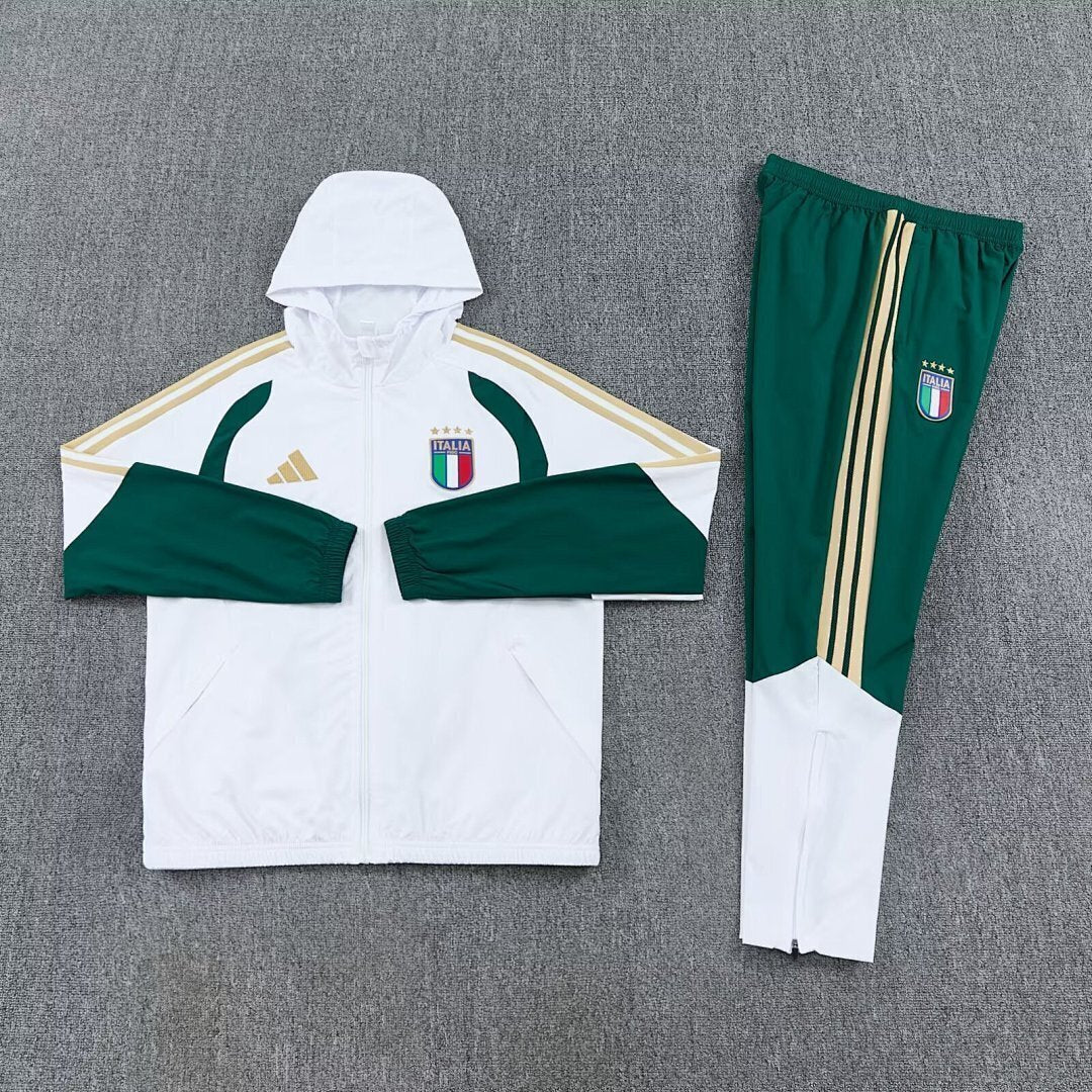 Italy Green and White Design 2 Tracksuit