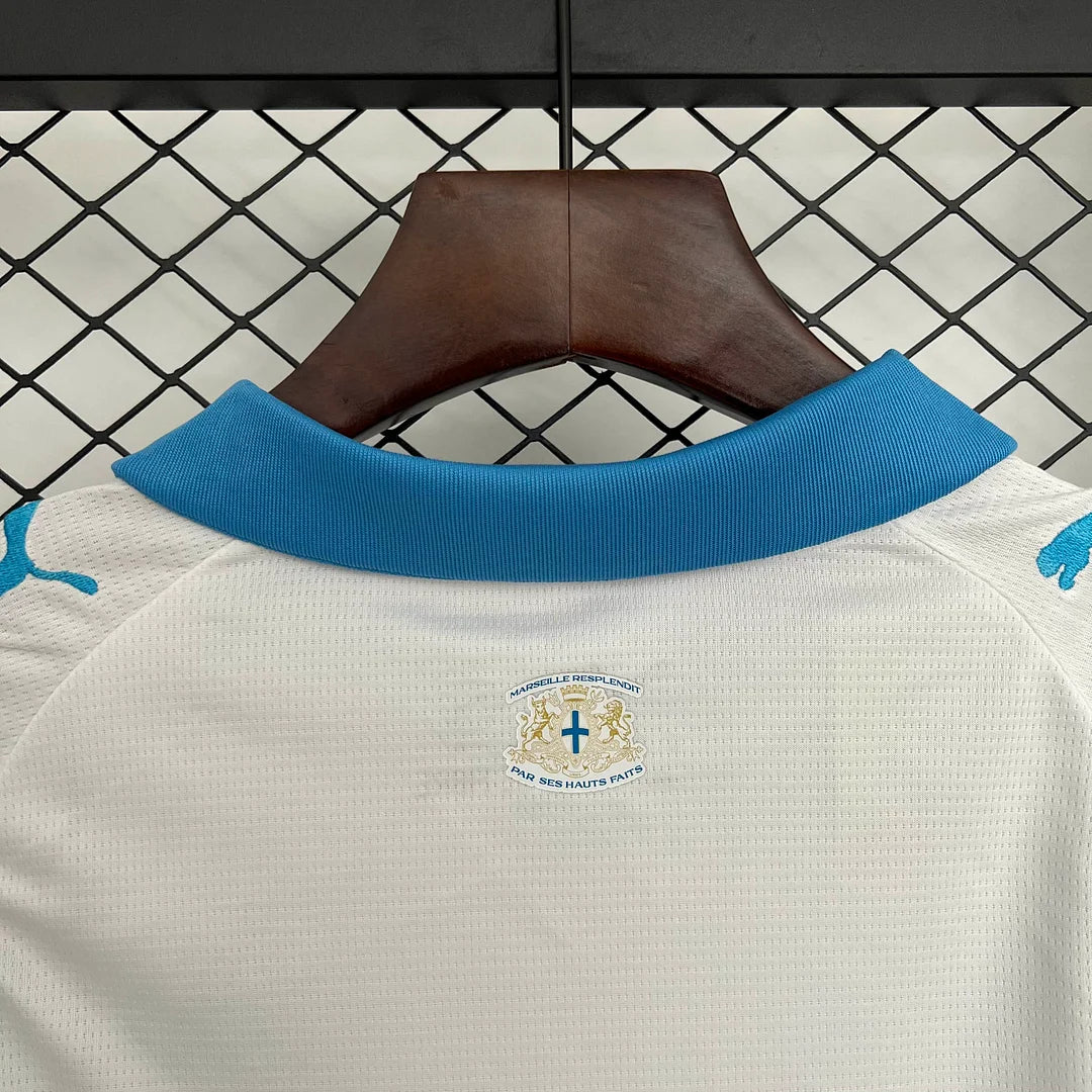 Olympique de Marseille 2025/2026 Home Kids Jersey