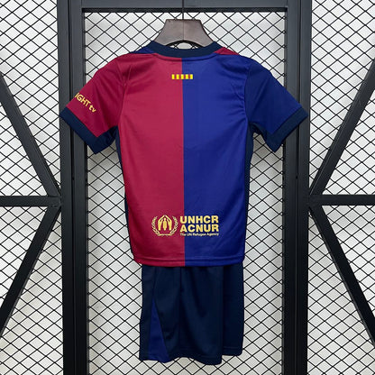 Barcelona 2024/2025 x Travis Scott Home Kids Jersey