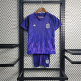 Argentina 2022 Away Kids Jersey