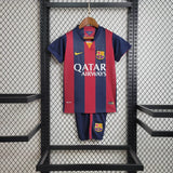 Retro Barcelona 2014/2015 Home Kids Jersey