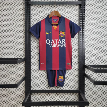 Retro Barcelona 2014/2015 Home Kids Jersey
