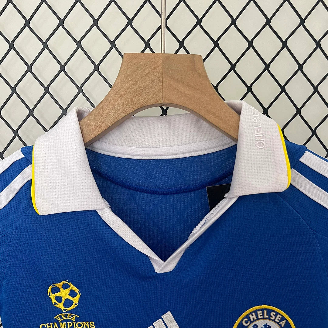 Retro Chelsea 2008-2009 Champions League Final Home Kids Jersey