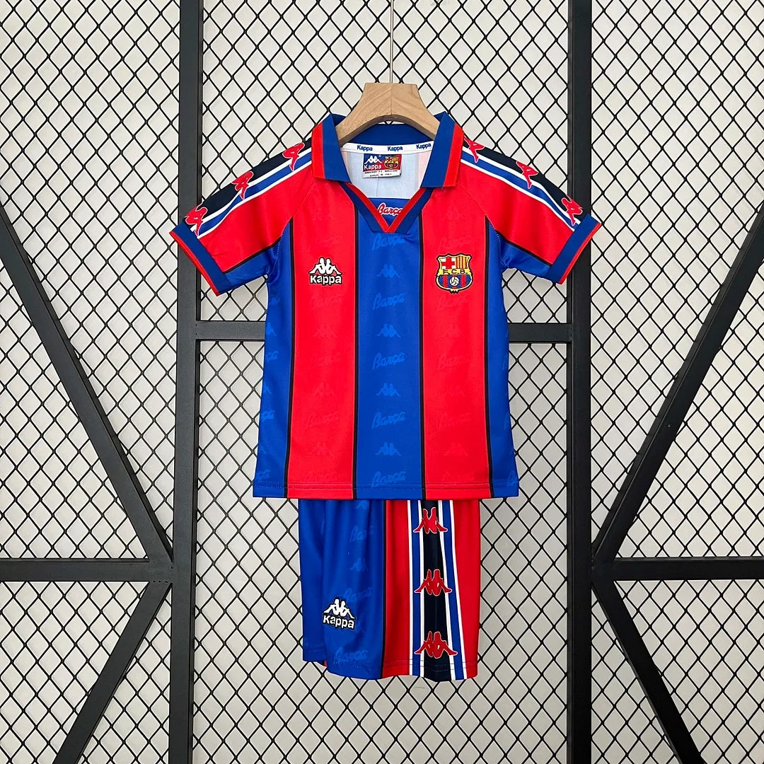 Retro Barcelona 1996/1997 Home Kids Jersey