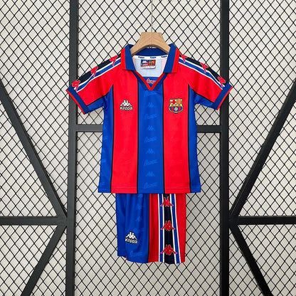 Retro Barcelona 1996/1997 Home Kids Jersey