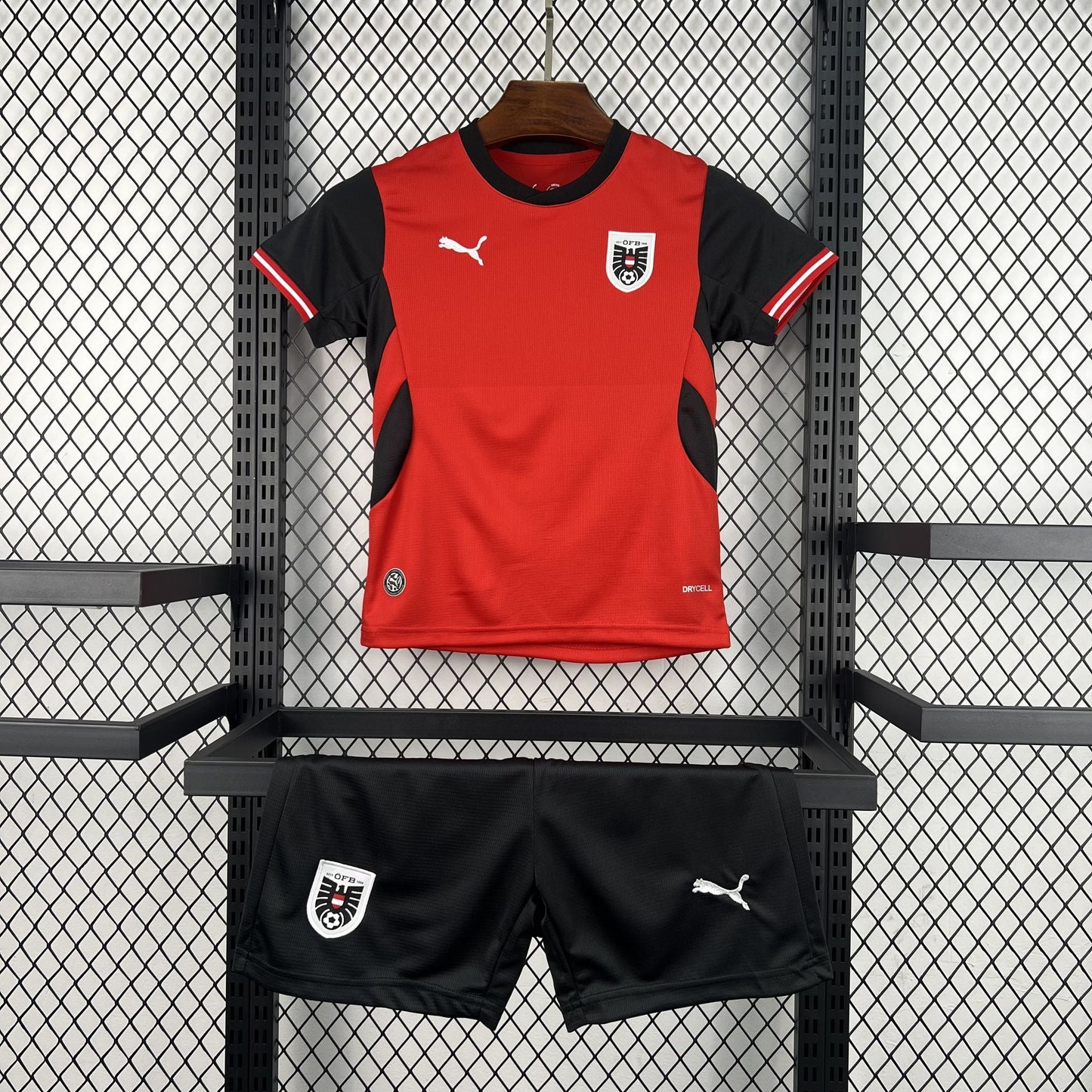 Austria 2026 Home World Cup Kids Jersey