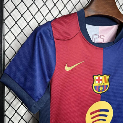 Barcelona 2024/2025 Home Design 1 Kids Jersey