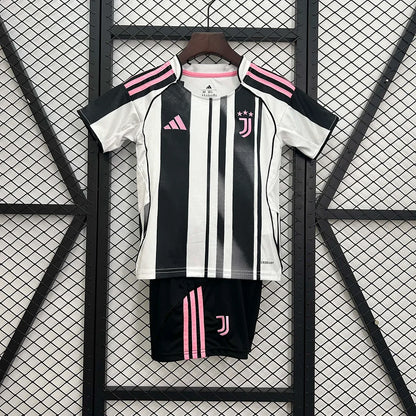 Juventus 2025-2026 Home Kids Jersey