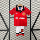 Retro Manchester United 1994/1996 Home Kids Jersey