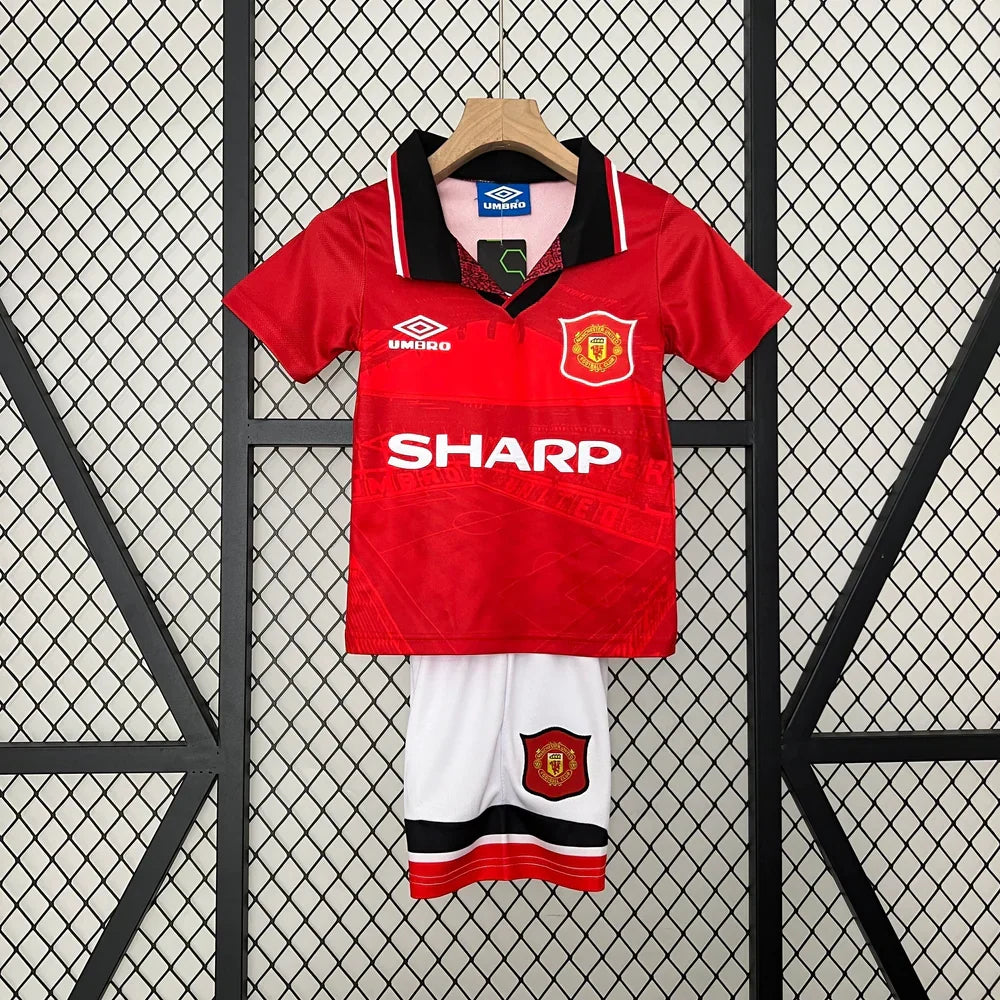 Retro Manchester United 1994/1996 Home Kids Jersey