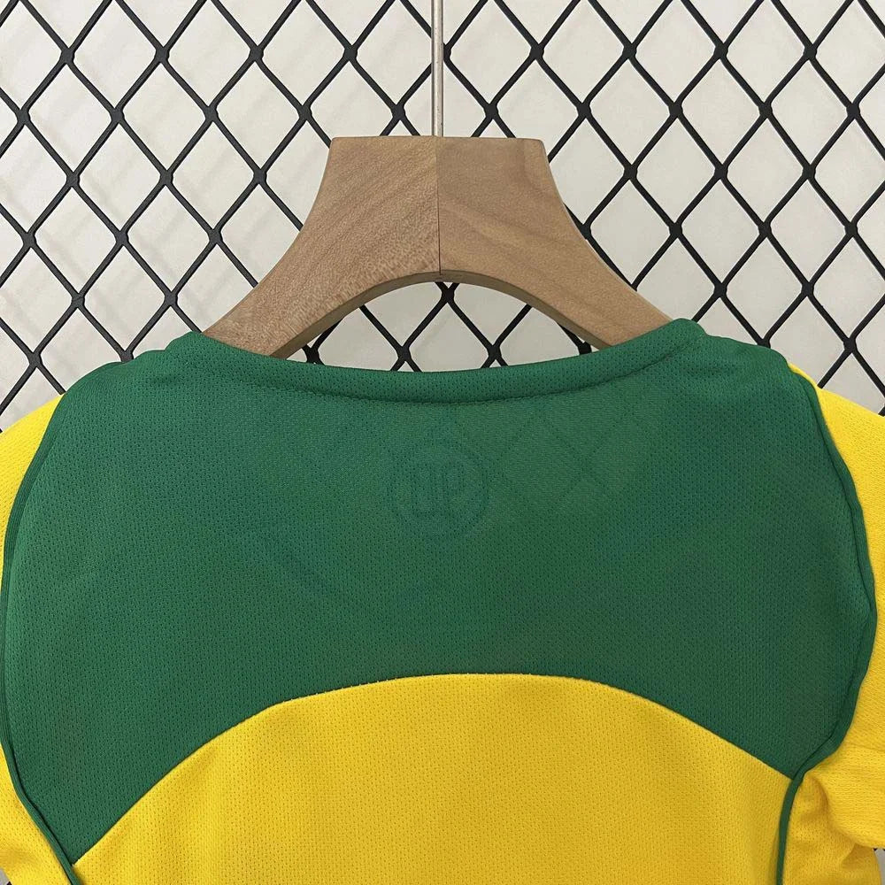 Retro Brazil 2004 Home Kids Jersey