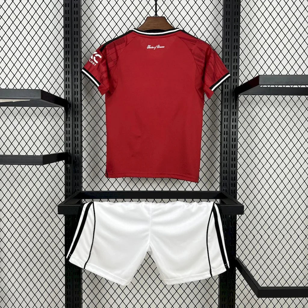 Manchester United 2025/2026 Home Kids Jersey