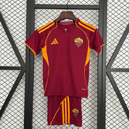 Roma 2025/2026 Home Kids Jersey