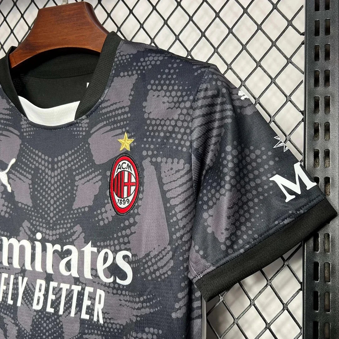 AC Milan 2024/2025 Goalkeeper Kids Jersey