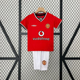 Retro Manchester United 2000/2002 Home Kids Jersey