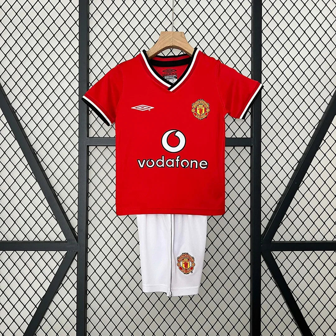Retro Manchester United 2000/2002 Home Kids Jersey