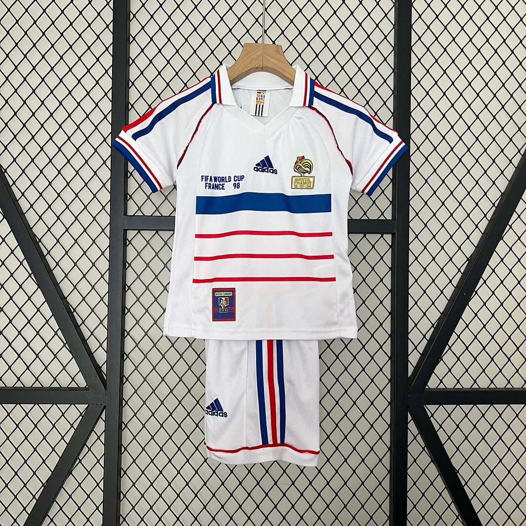 Retro France 1998 Away Kids Jersey