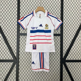 Retro France 1998 Away Kids Jersey