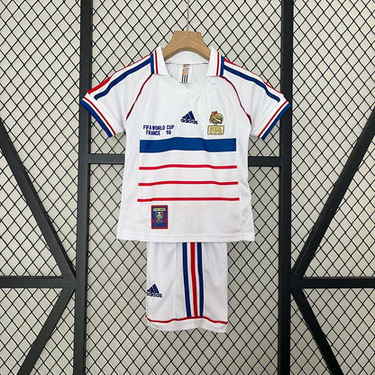 Retro France 1998 Away Kids Jersey