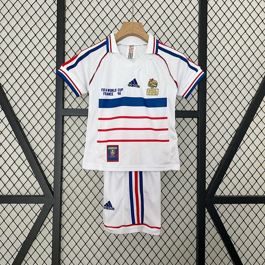 Retro France 1998 Away Kids Jersey
