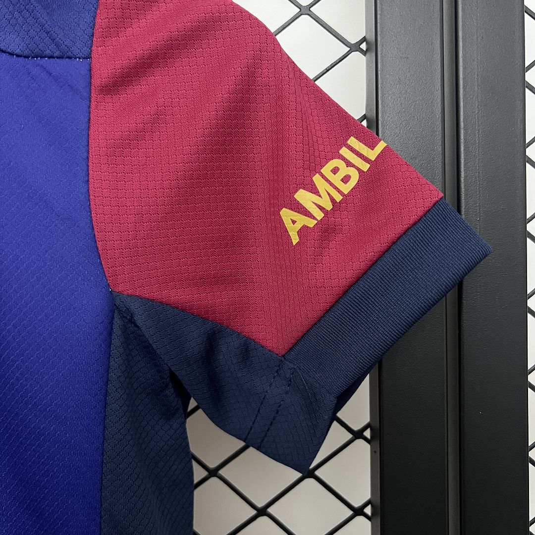 Barcelona 2024/2025 x Travis Scott Home Kids Jersey