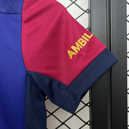 Barcelona 2024/2025 x Travis Scott Home Kids Jersey