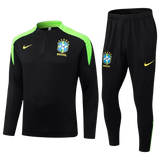 Brazil Black and Light Green Tracksuit