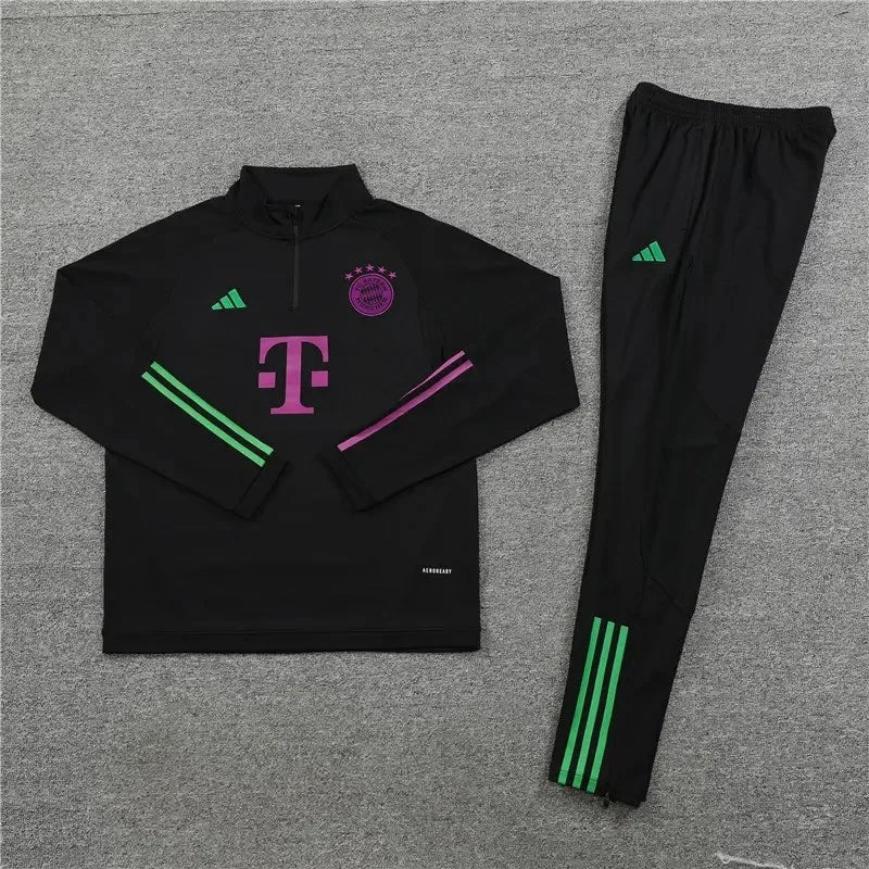 Bayern Munich Black Design 1 Tracksuit