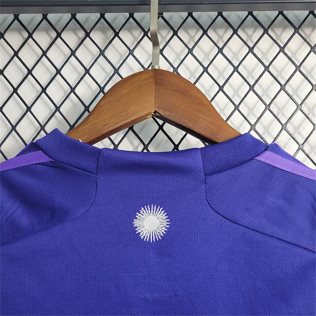 Argentina 2022 Away Kids Jersey