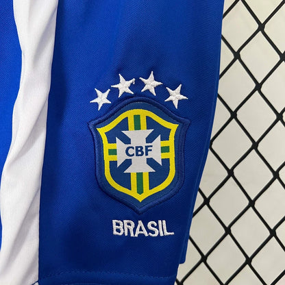 Retro Brazil 1998 Home Kids Jersey