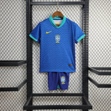Brazil 2024/2025 Away Kids Jersey