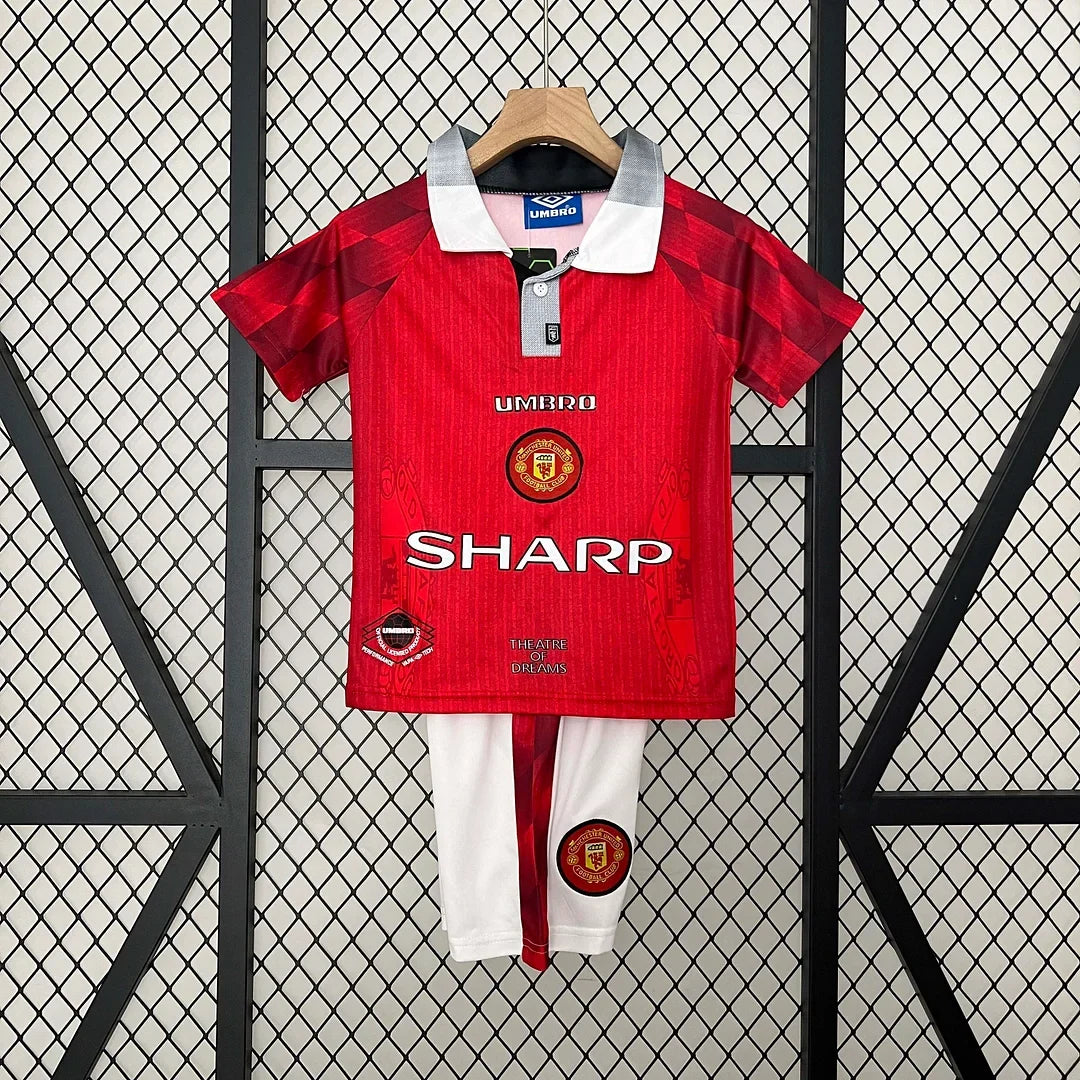 Retro Manchester United 1996/1998 Home Kids Jersey