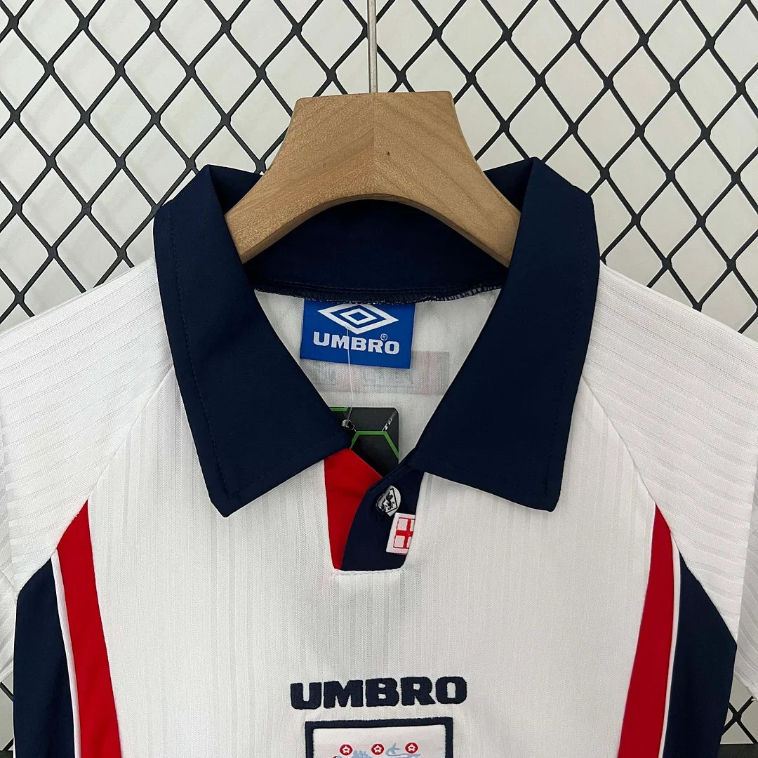 Retro England 1998 Home Kids Jersey