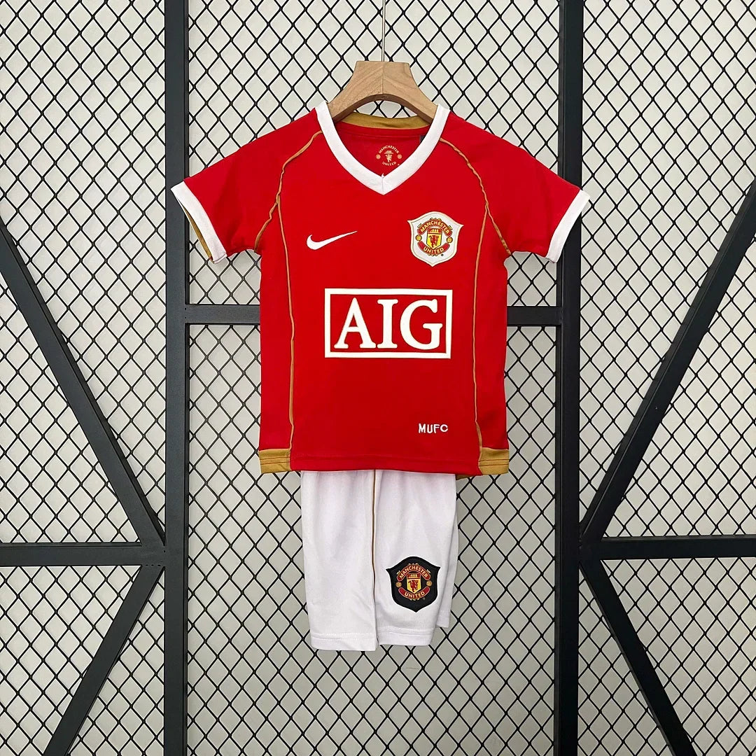 Retro Manchester United 2006/2007 Home Kids Jersey