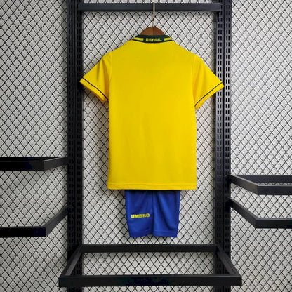 Retro Brazil 1994 Home Kids Jersey
