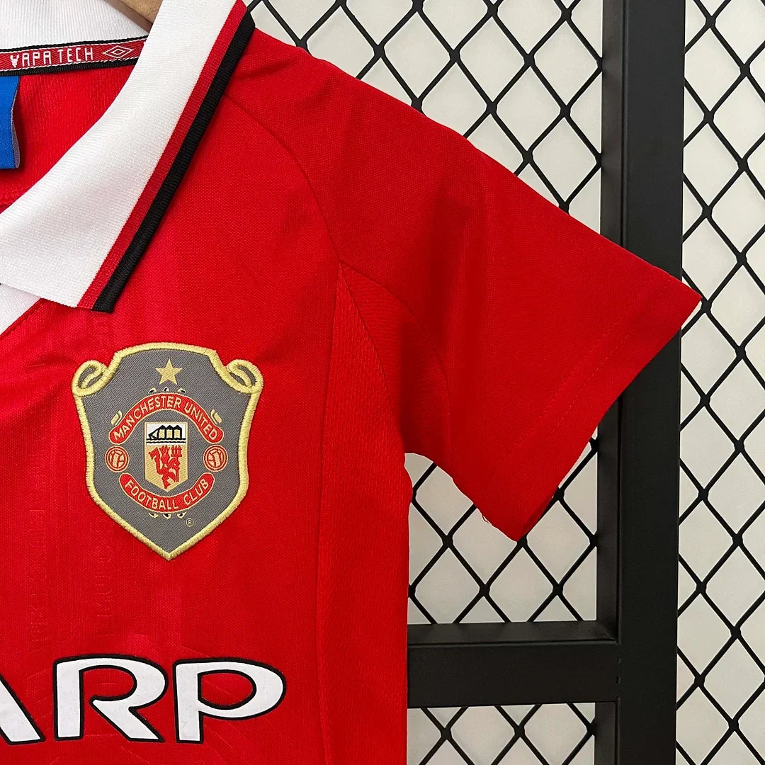 Retro Manchester United 1999/2000 European Home Kids Jersey