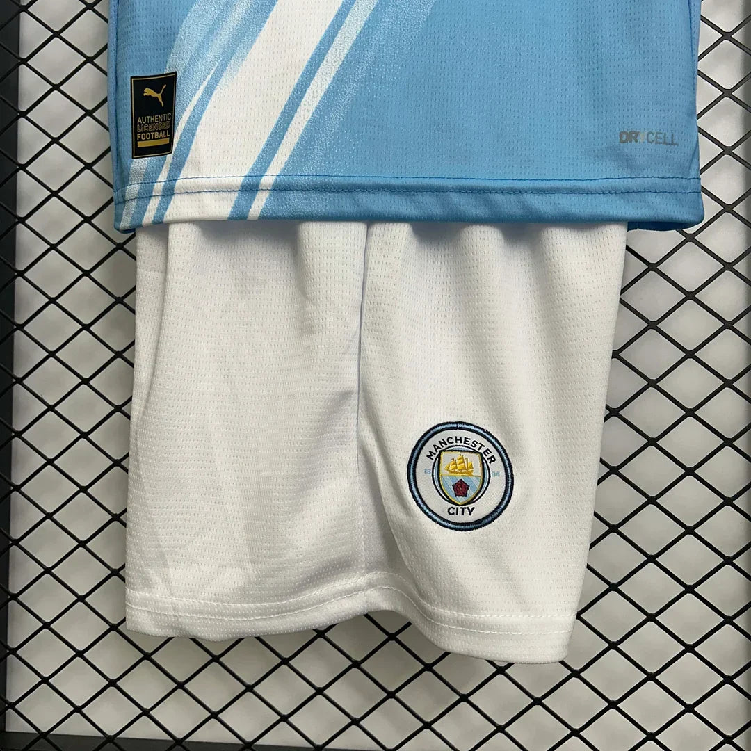 Manchester City 2025/2026 Home Kids Jersey