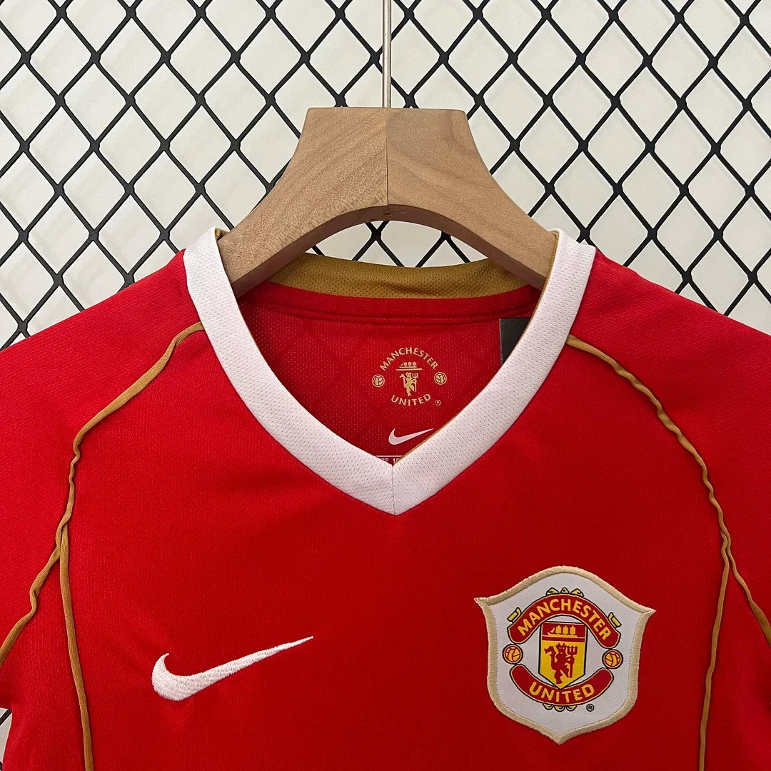 Retro Manchester United 2006/2007 Home Kids Jersey