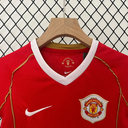 Retro Manchester United 2006/2007 Home Kids Jersey