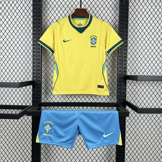 Brazil 2026 Home World Cup Kids Jersey