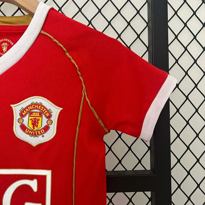 Retro Manchester United 2006/2007 Home Kids Jersey