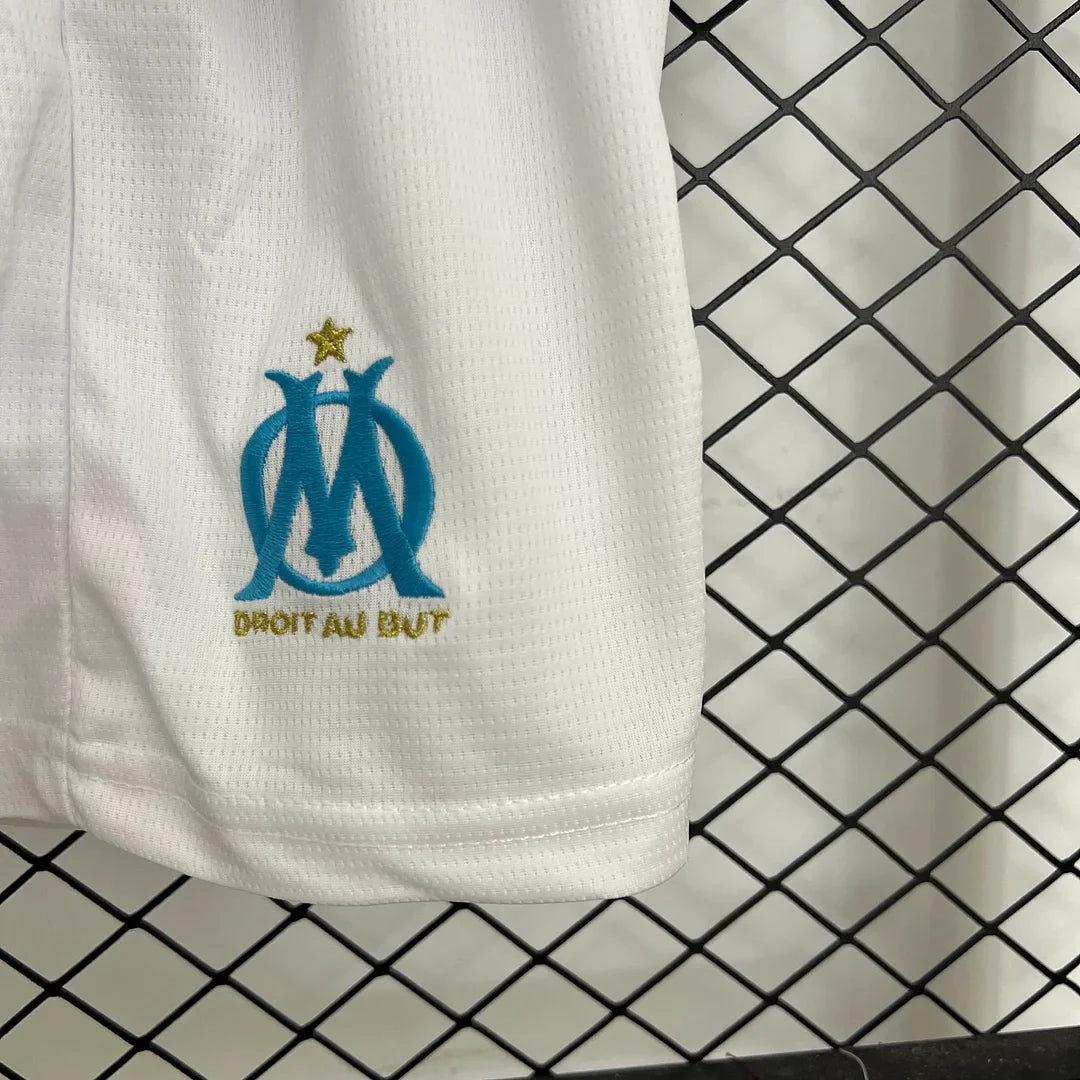 Olympique de Marseille 2025/2026 Home Kids Jersey