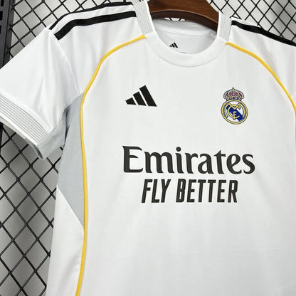 Real Madrid 2025/2026 Home Kids Jersey