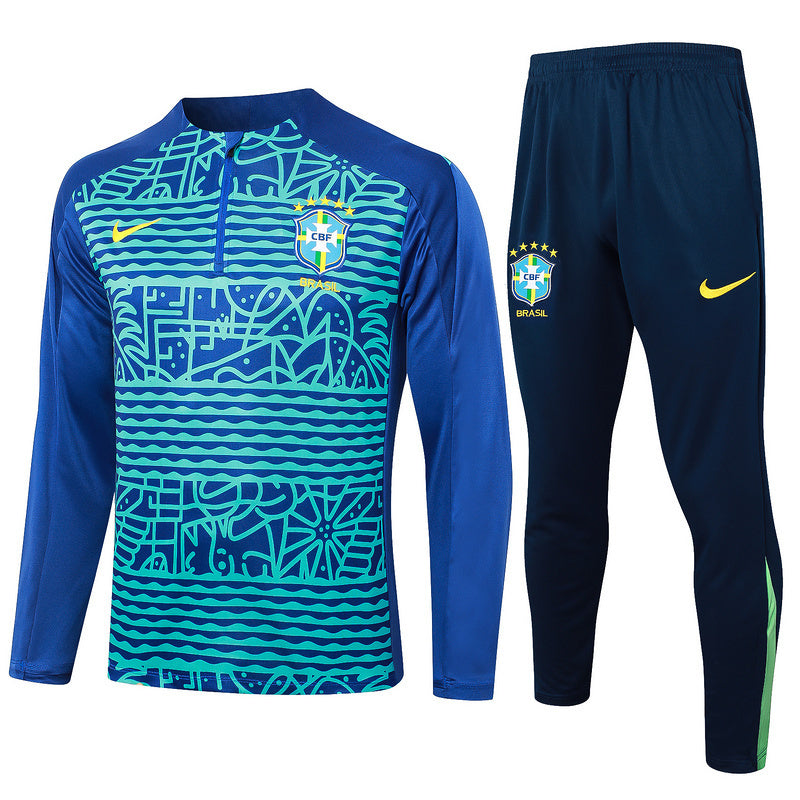 Brazil Blue and Green Design 1 Tracksuit