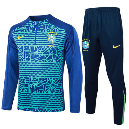 Brazil Blue and Green Design 1 Tracksuit