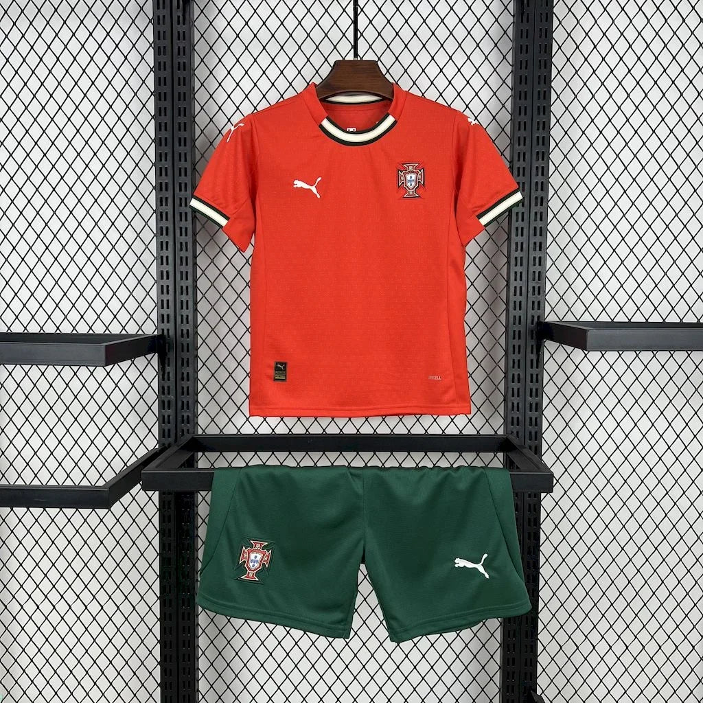 Portugal 2025 Home Kids Jersey